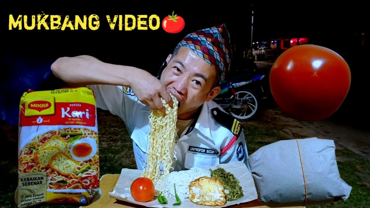 MALAYSIA SECURITY DIUTY TIME MUKBANG VIDEO 