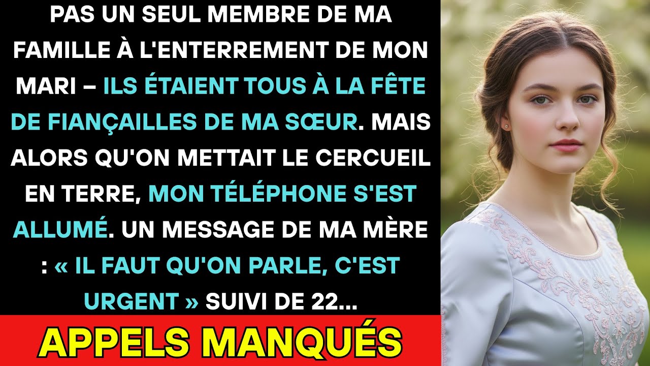 Personne De Ma Famille N'est Venu À L'enterrement De Mon Mari, Ni Mes Parents, Ni Ma Meilleure. Ils.