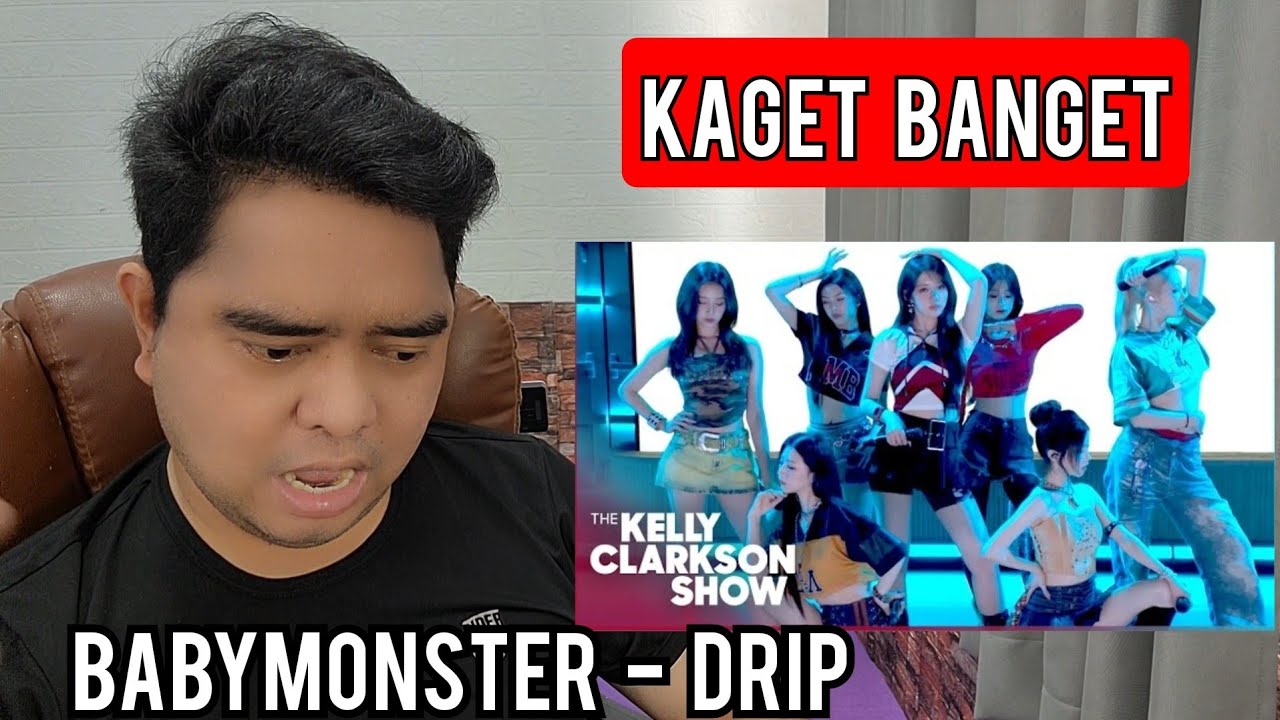 Reaction BABYMONSTER - DRIP | Kelly Clarkson Show