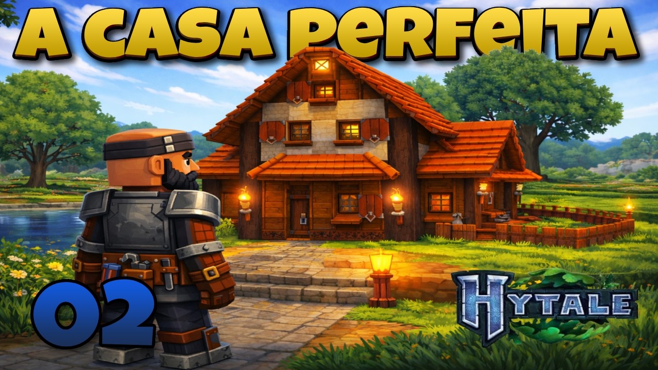 Contruir a nossa primeira casa em Hytale - 02