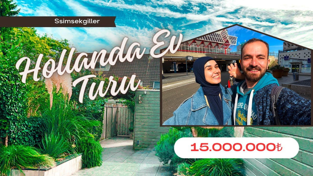 Hollanda'da Ev Turu - 3 Katlı ve Bahçeli Müstakil Ev Turu