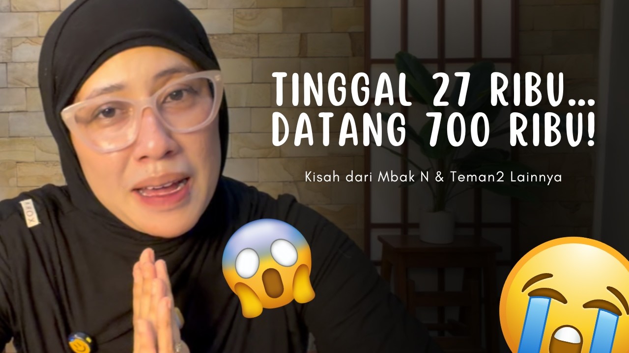 UANG TINGGAL 27 RIBU... SETELAH BACA SHOLAWAT MUNJIYAT, SUAMI TIBA-TIBA SURUH AMBIL 700 RIBU DI ATM!