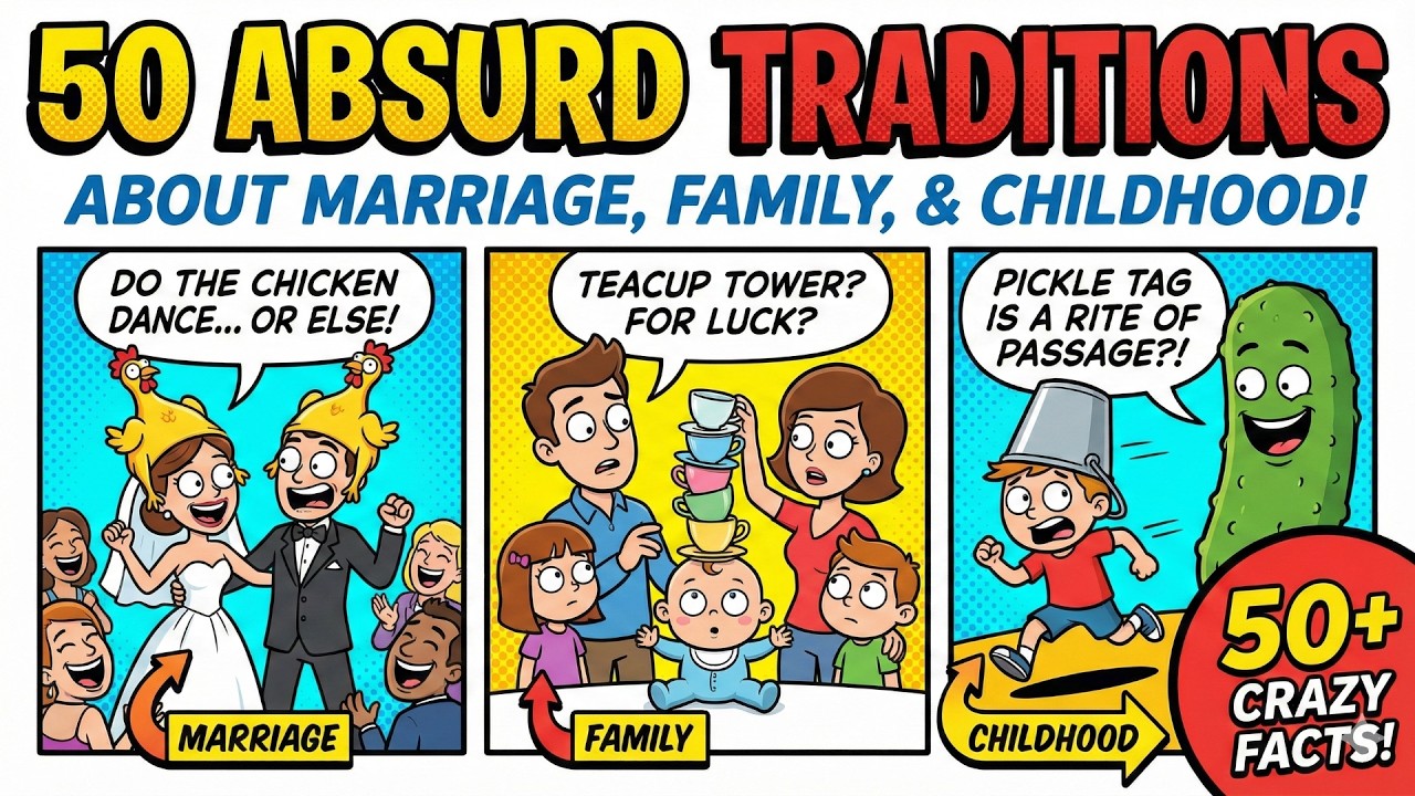 50 Absurd Traditions About Marriage, Family, and Childhood