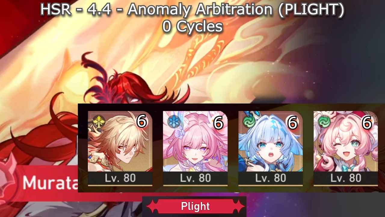HSR (4.4) Anomaly Arbitration - Mydei 0 Cycle - Level 120 Murata (King in Check: Plight)