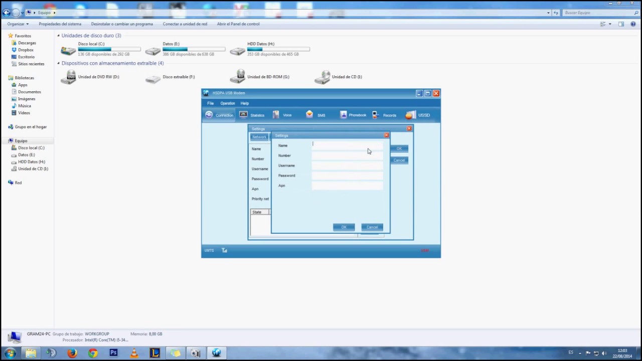 Configurar el Modem 3G HSDPA