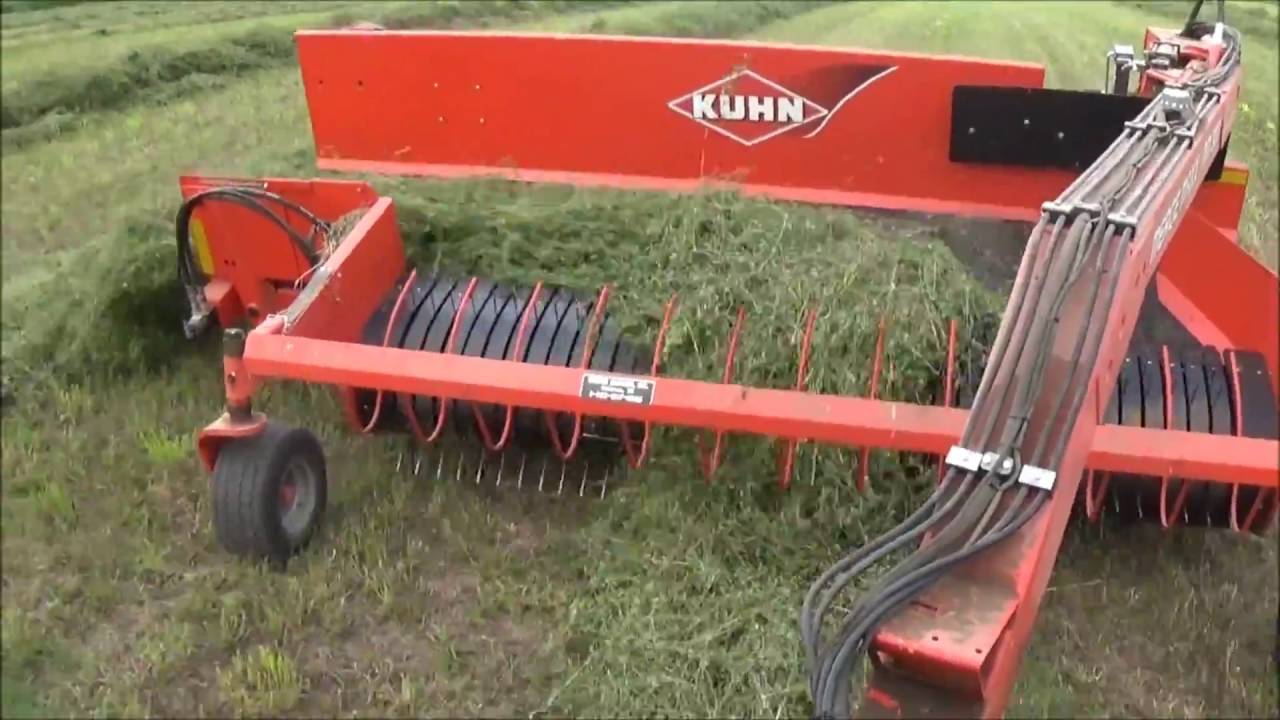 Merging Hay! With John Deere 6300 & Kuhn Merge Maxx MM300