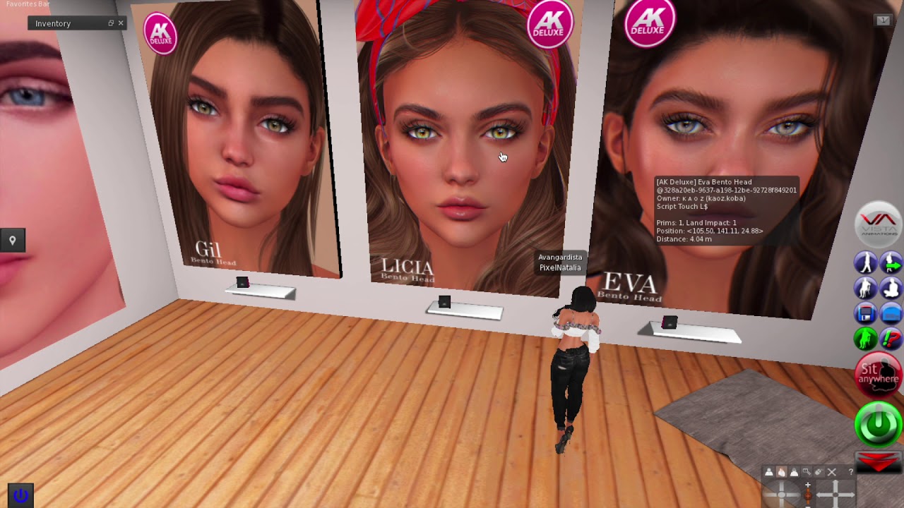 Second Life Full mesh Body and Bento Head $651L