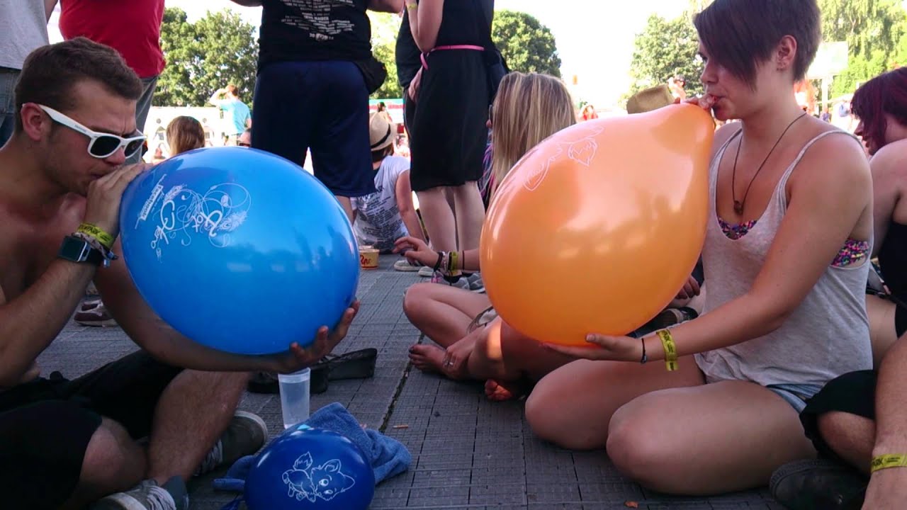 Rock im Park 2014 Luftballon Wettpusten