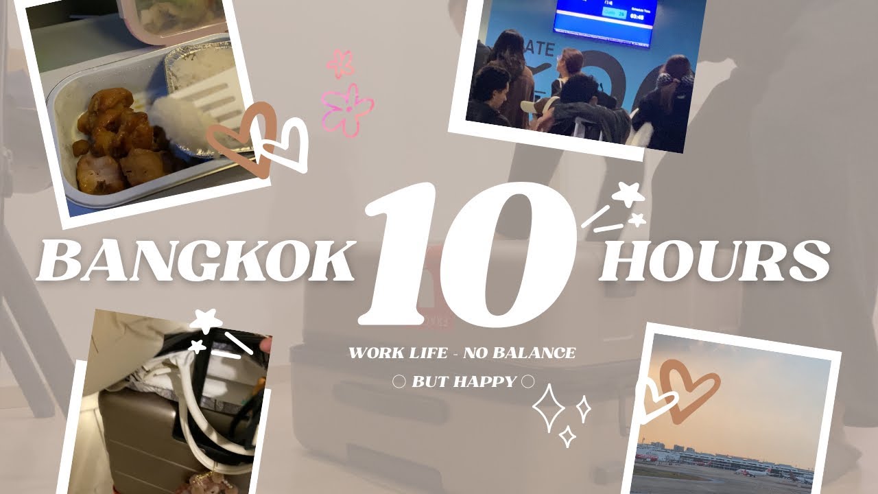 Arrive, repack my luggage and head to my next flight ✈️ ||กรุงเทพ 10 ชั่วโมง เปลี่ยนกระเป๋าแล้วไปต่อ