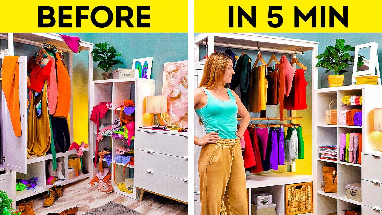 Space Organizing Hacks And DIY Ideas For Your Bedroom 🏠