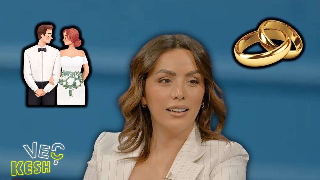 Dasma ideale e Zana Avdiut &euml;sht&euml; n&euml; studio me burrin q&euml; e intervistojn&euml; grat&euml; tjera