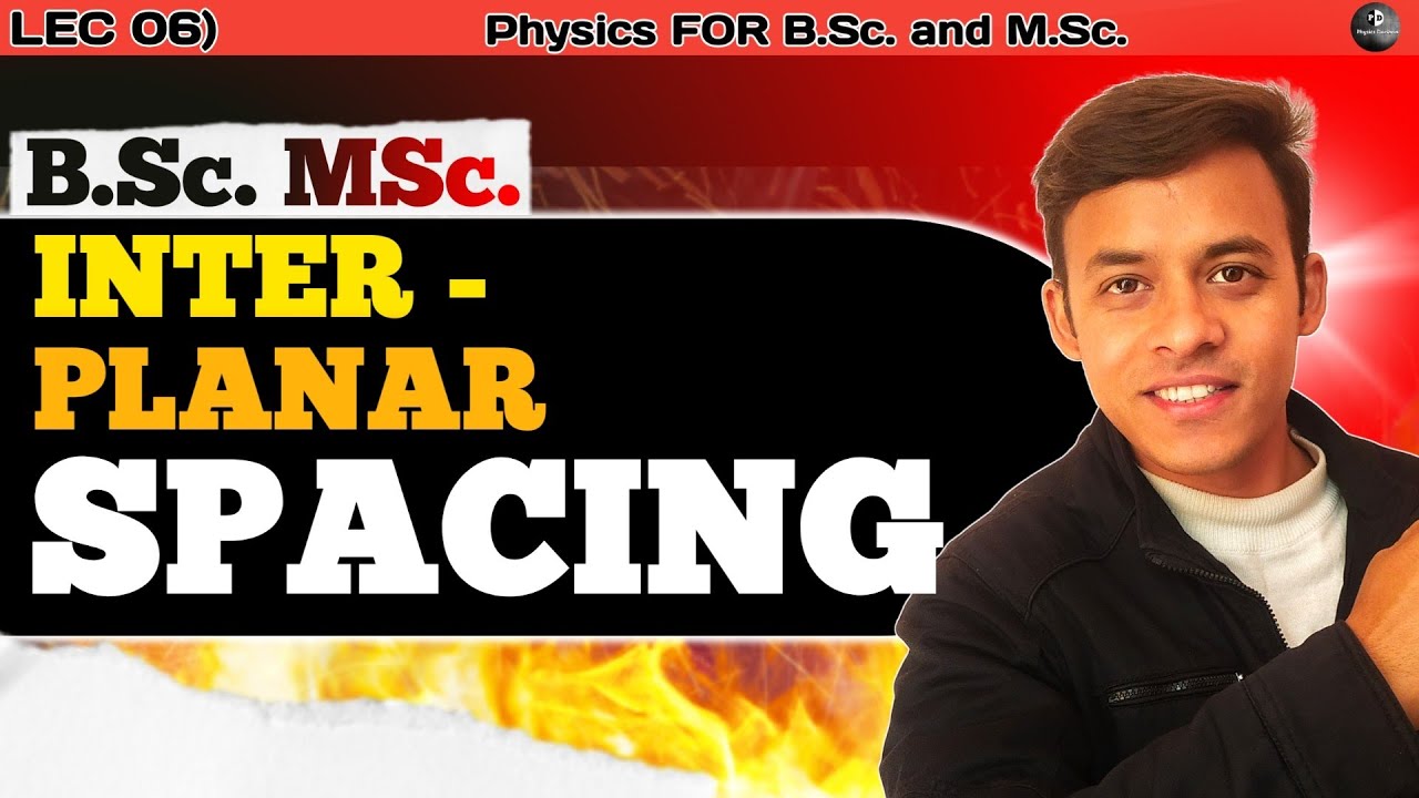 Solid state (Lecture-6),Interplanar spacing, spacing between plans in space lattice