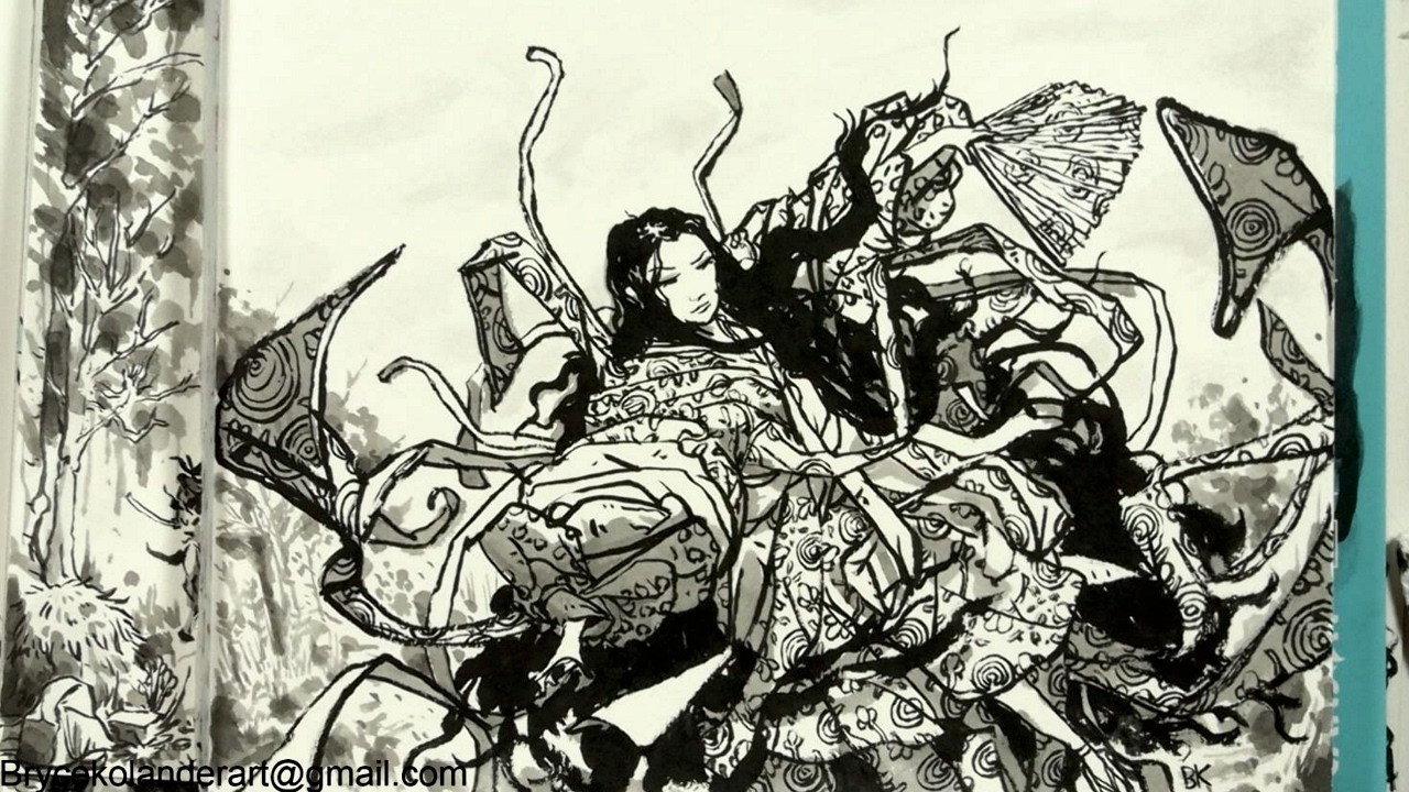 Doodling and Drawing with Ink - Superchat for Character Requests