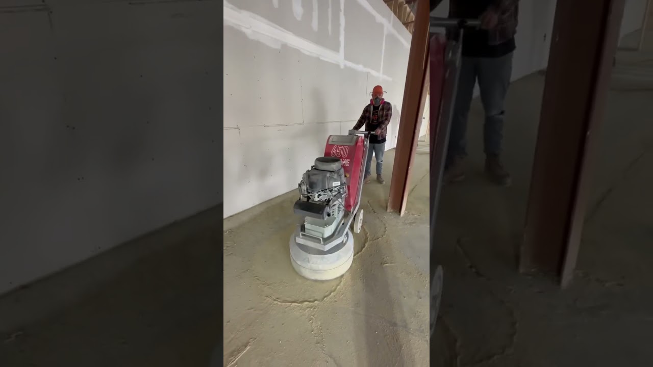 New concrete grinder #concrete #concretegrinder #contractor