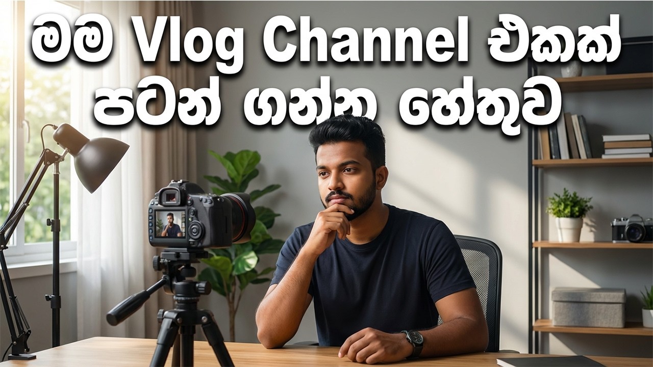 ඇයි මම Vlog Channel එකක් පටන් ගත්තේ 🔥 | Story #youtubechannel #vlog #contentcreation #mylife #memory
