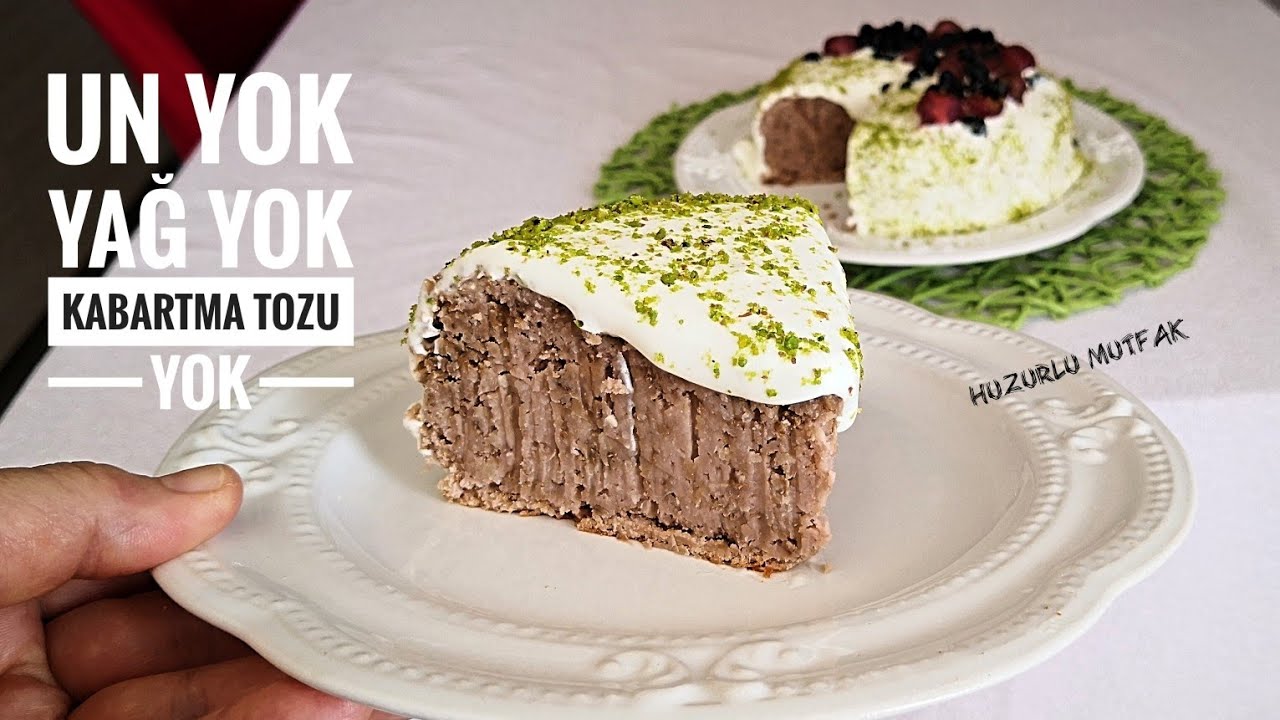 UN YOK, YAĞ YOK, KABARTMA TOZU YOK🌺ÖDÜLLÜ KURUFASULYE PASTAM🌺NO FLOUR NO OİL NO BAKİNG POWDER