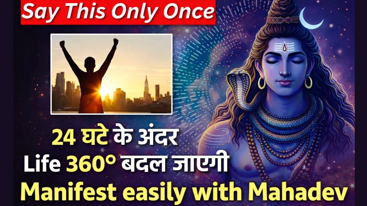 Just 5 Minutes with Mahadev 🔱 Surrender & Feel the Change | Shiv Energy ‎⁨@Success_devotion5555⁩  