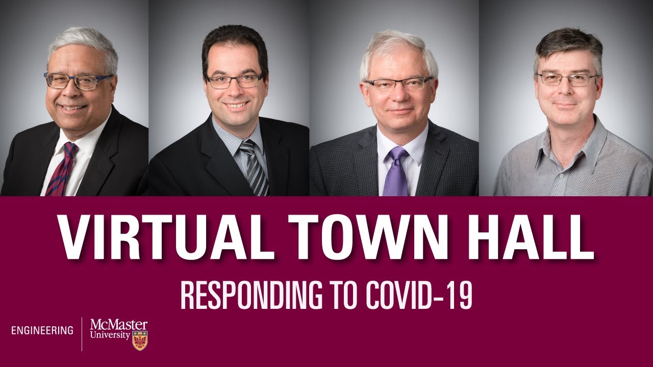 Town Hall with Dean Puri and Associate Deans | McMaster Engineering