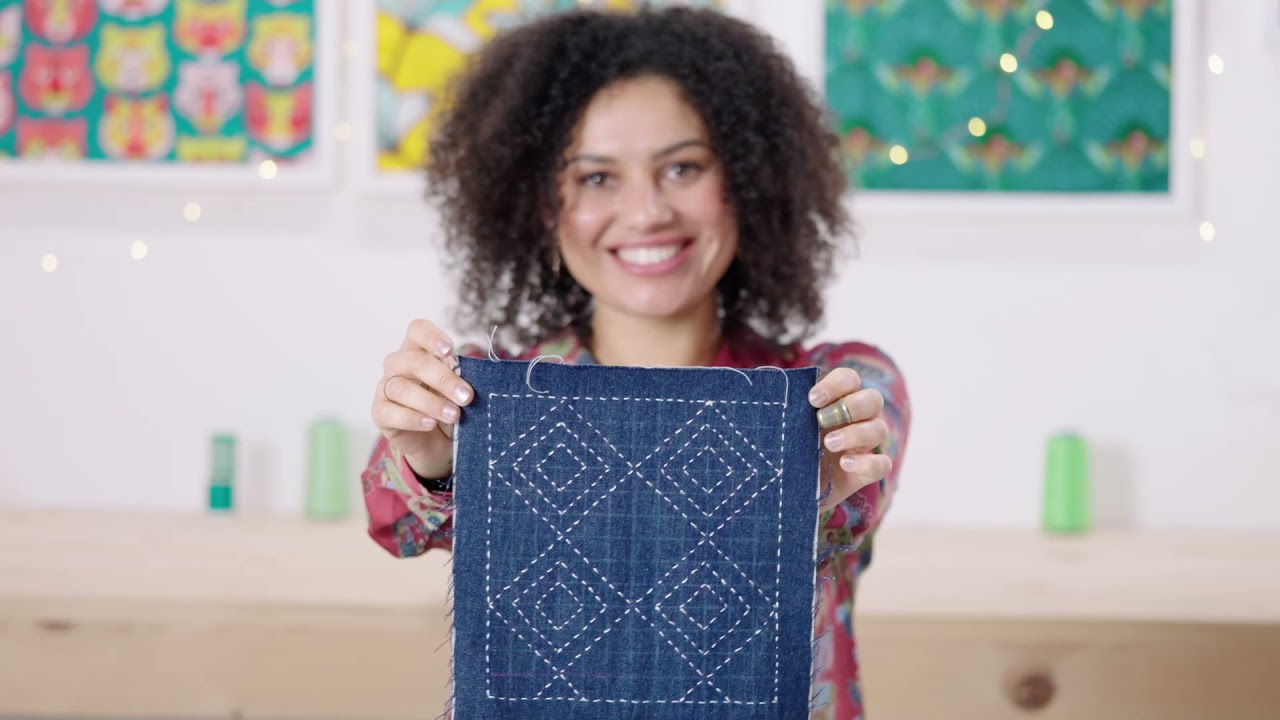 DIY: Kleidungsstücke reparieren und personalisieren mit Sashiko