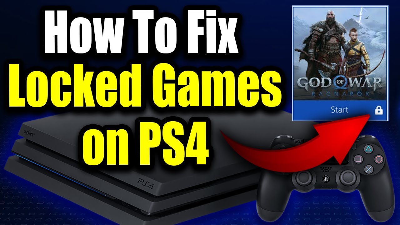 Как исправить заблокированные игры на PS4! Простое решение для разблокировки игр на PS4!
