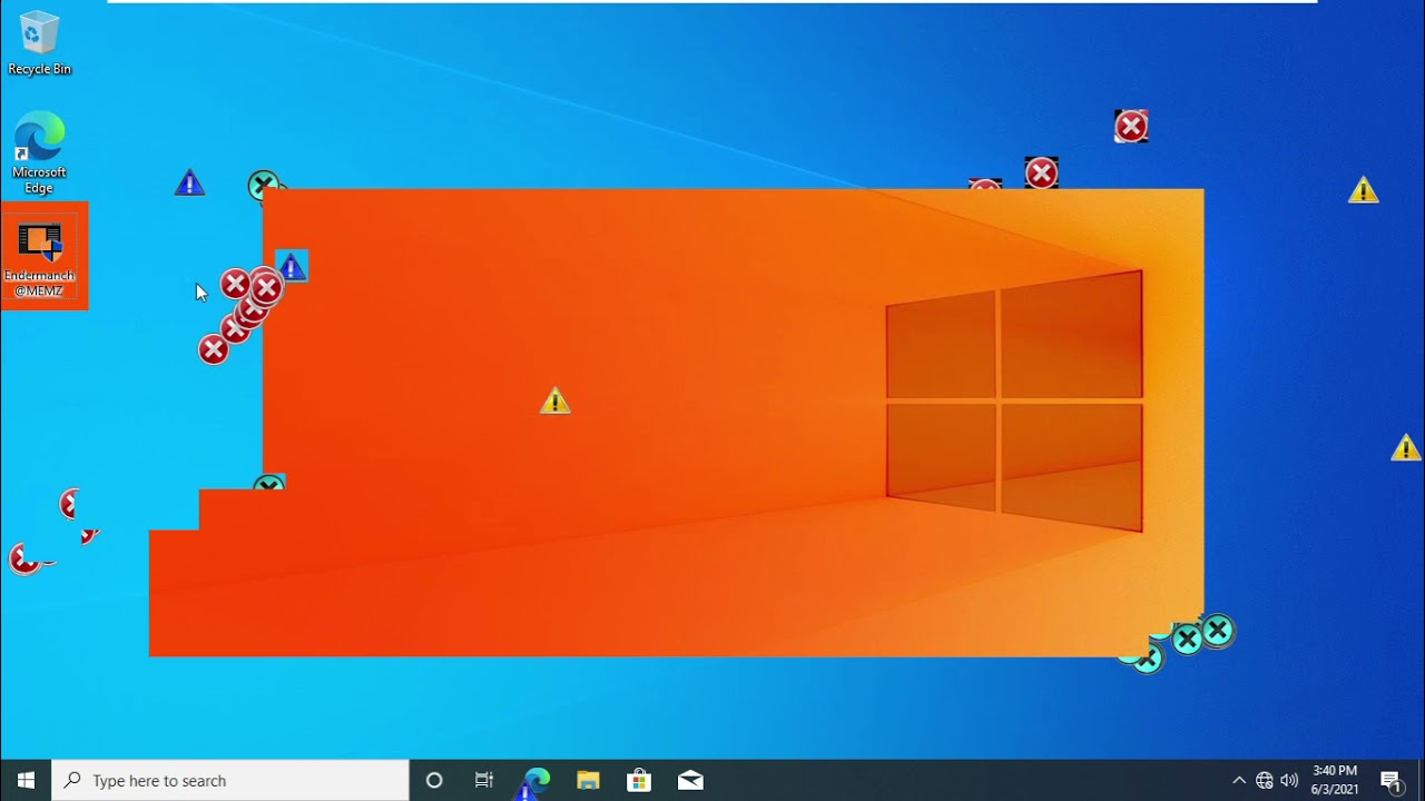 *WARNING FLASHING LIGHTS* MEMZ.exe | Virus Showcase