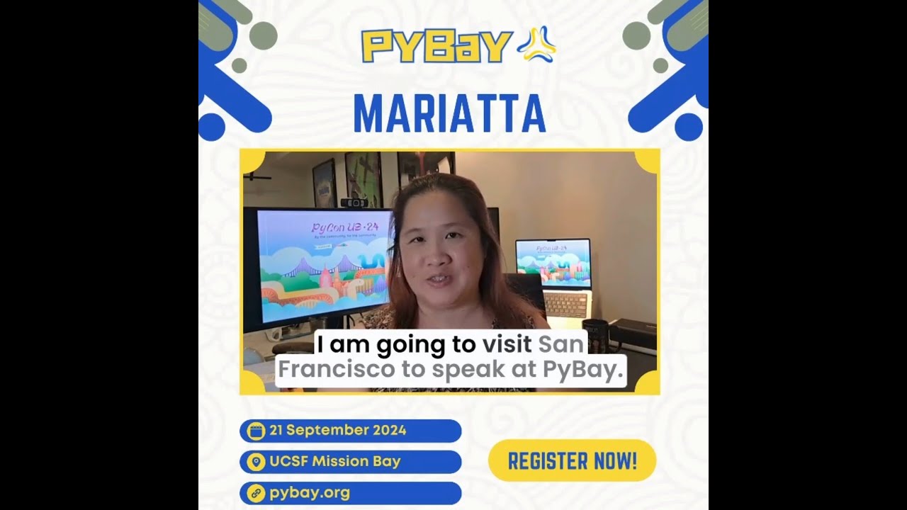 PyBay Speaker Promo: Mariatta
