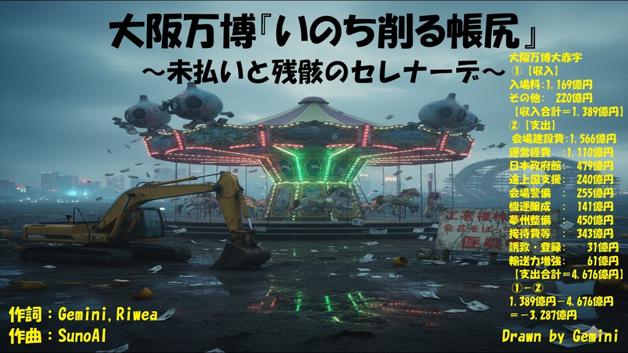 大阪万博『いのち削る帳尻』～未払いと残骸のセレナーデ～
