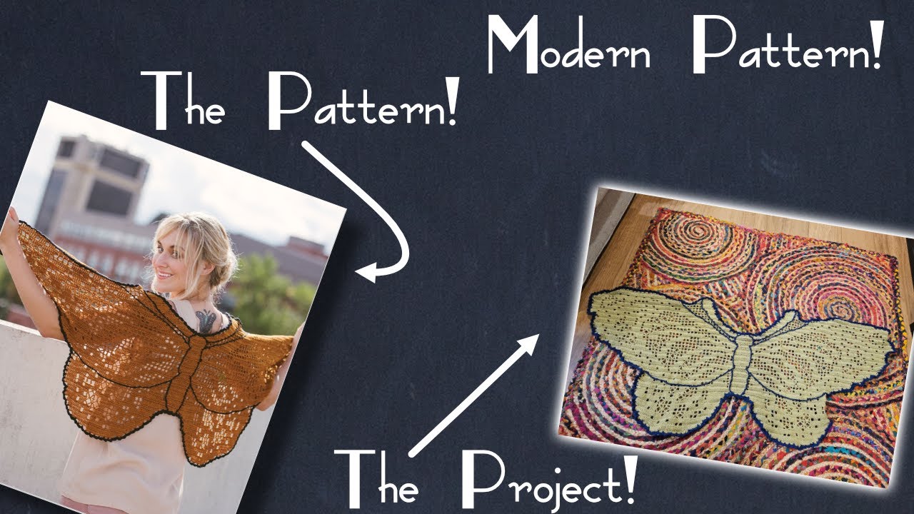 The Filet Crochet Monarch Shawl from Interweave Crochet 2017 is a stunner!