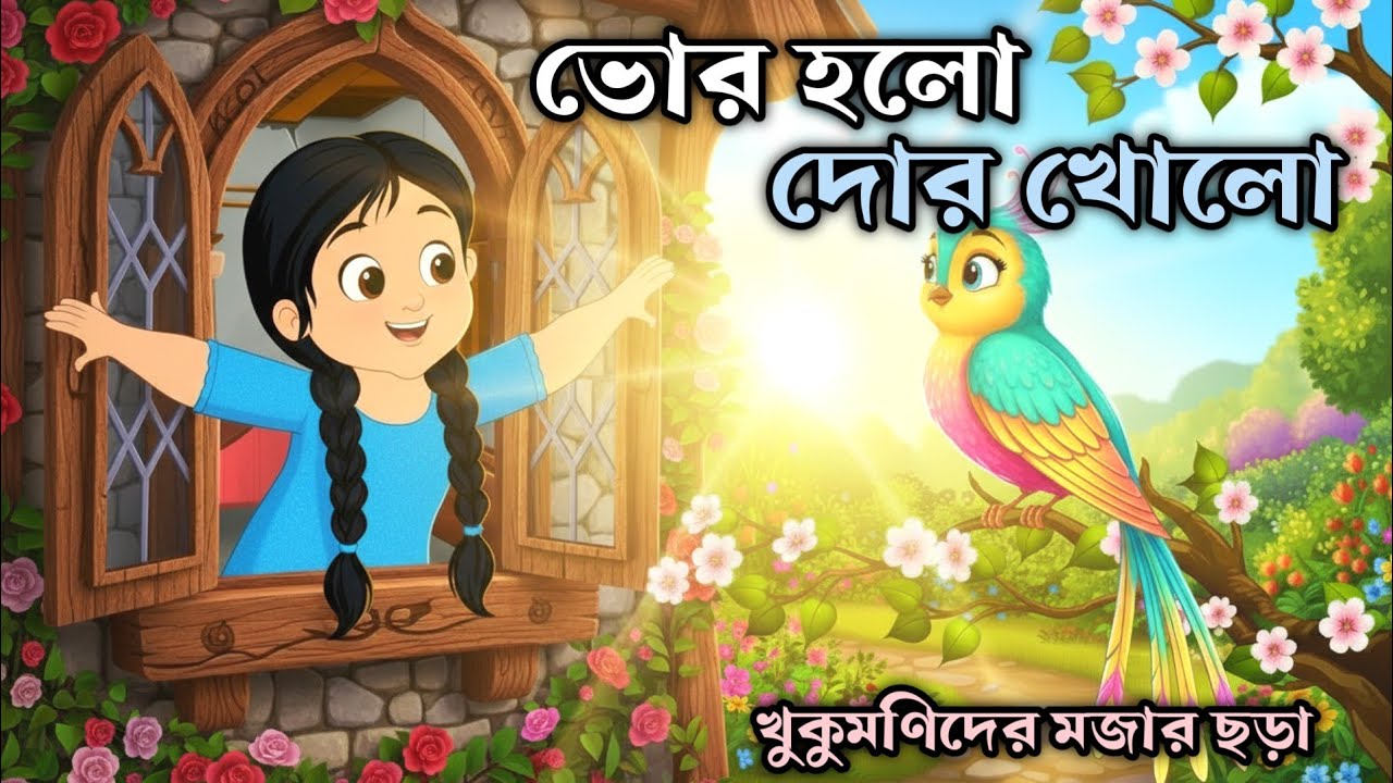 ভোর হলো দোর খোলো | সুন্দর বাংলা শিশু গান | মজার ছড়া 2026