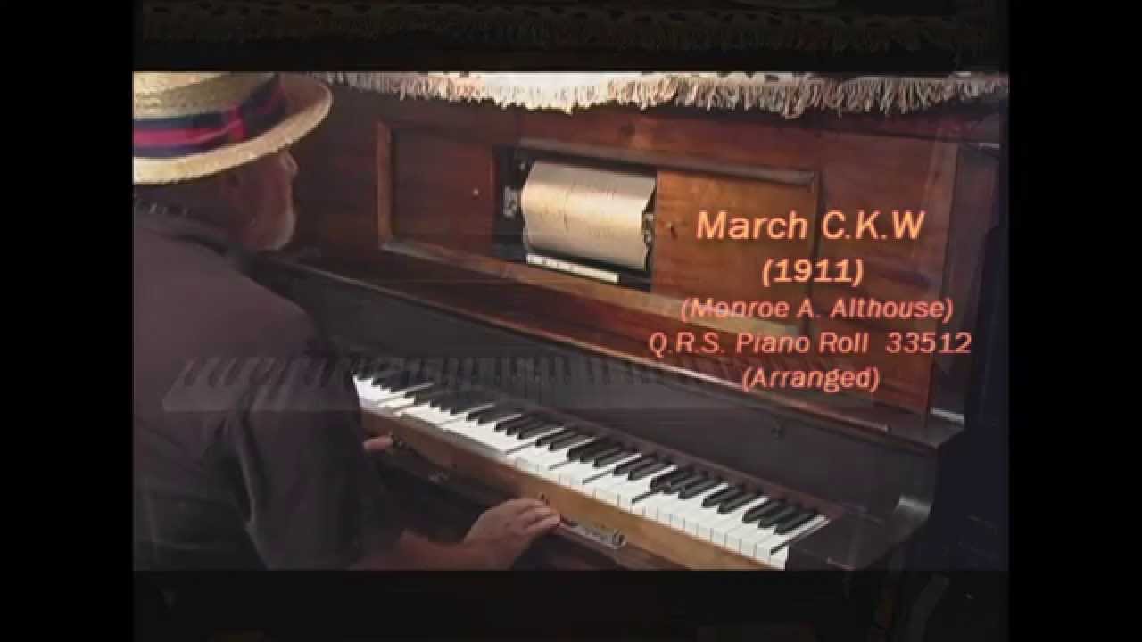 Marching Along In Ragtime - Piano Roll Medley