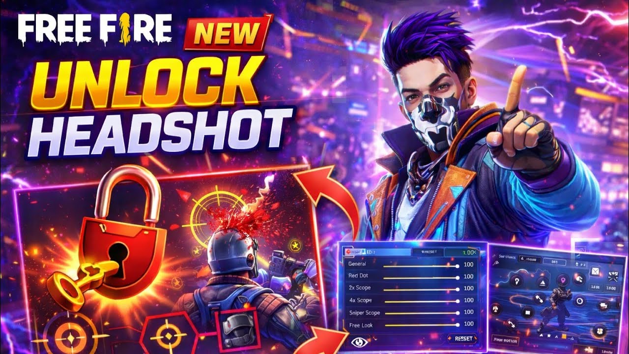 M1887 Trick 💯 Head Training🔥Sensitivity 