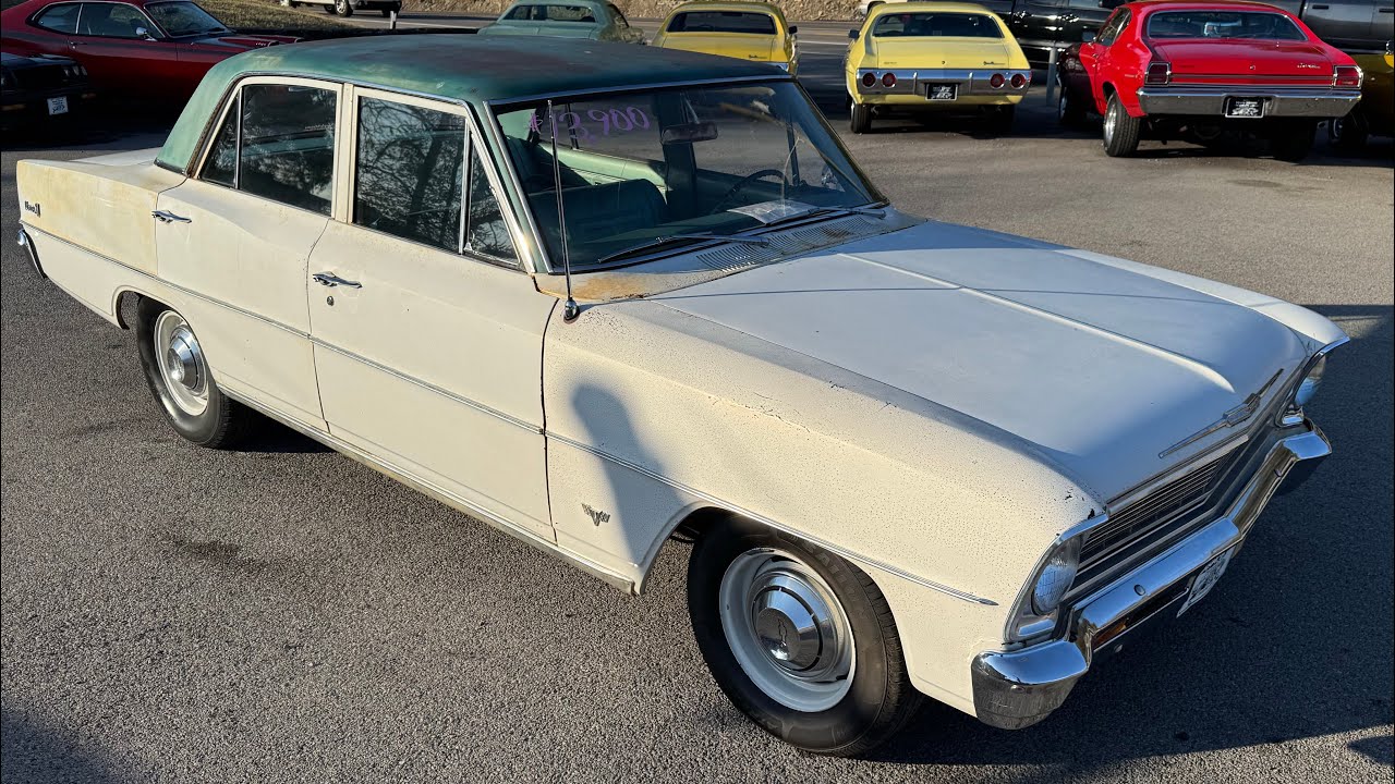 Test Drive 1966 Chevrolet Chevy II Nova 4-Door SOLD $12,900 Maple Motors #2836