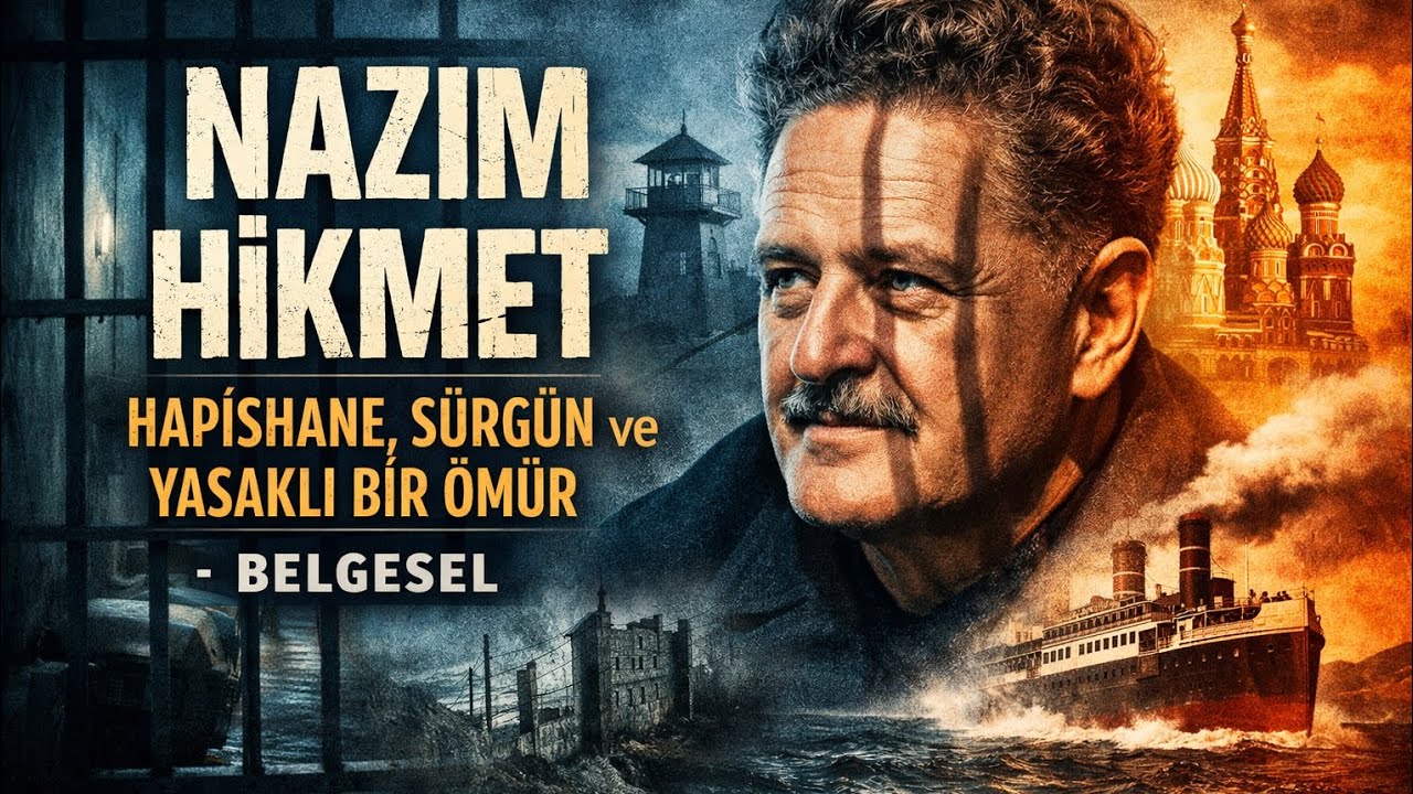 Nazım Hikmet: Hapishane, Sürgün ve Yasaklı Bir Ömür | Belgesel