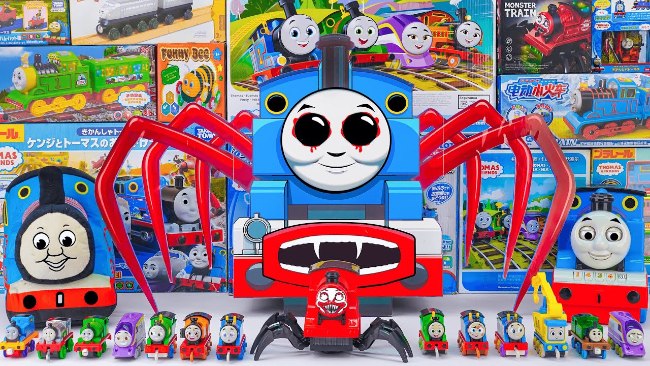 Thomas and Friends Toy Unboxing ASMR | Cursed Thomas Escape Box, Percy, James, Annie & Clarabel