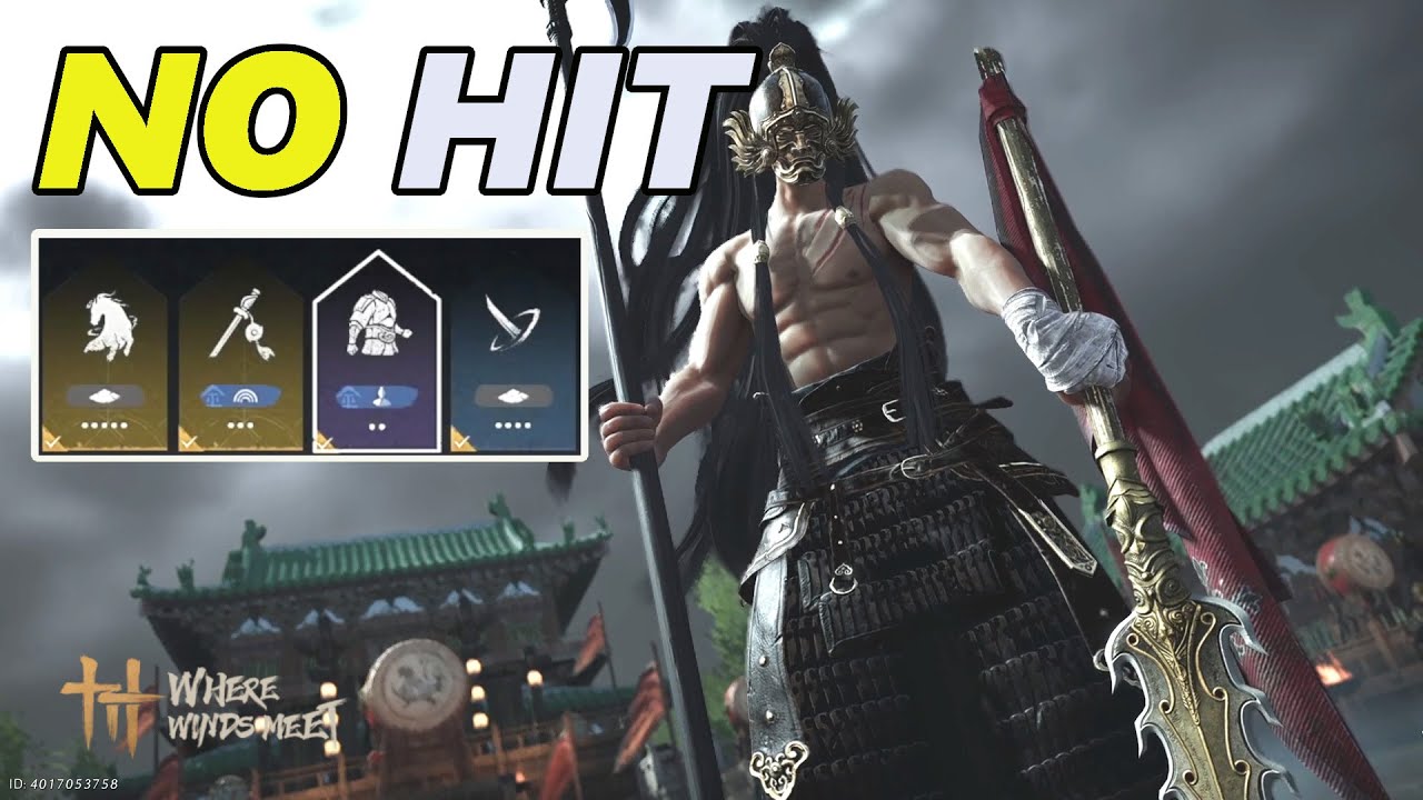 No Hit - DESTROY Nameless General with Nameless Sword and Spear in Where Winds Meet
