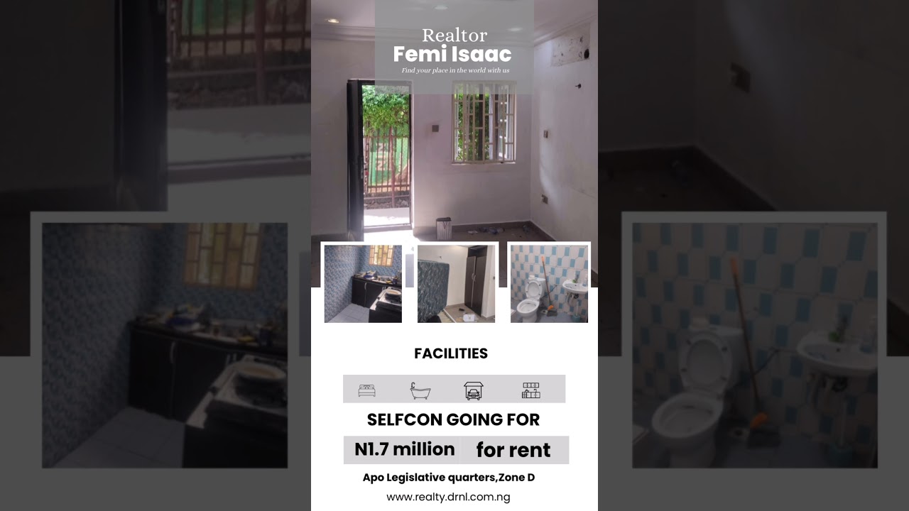 Apartment for rent in Apo #propertyrental #realtorfemiisaac