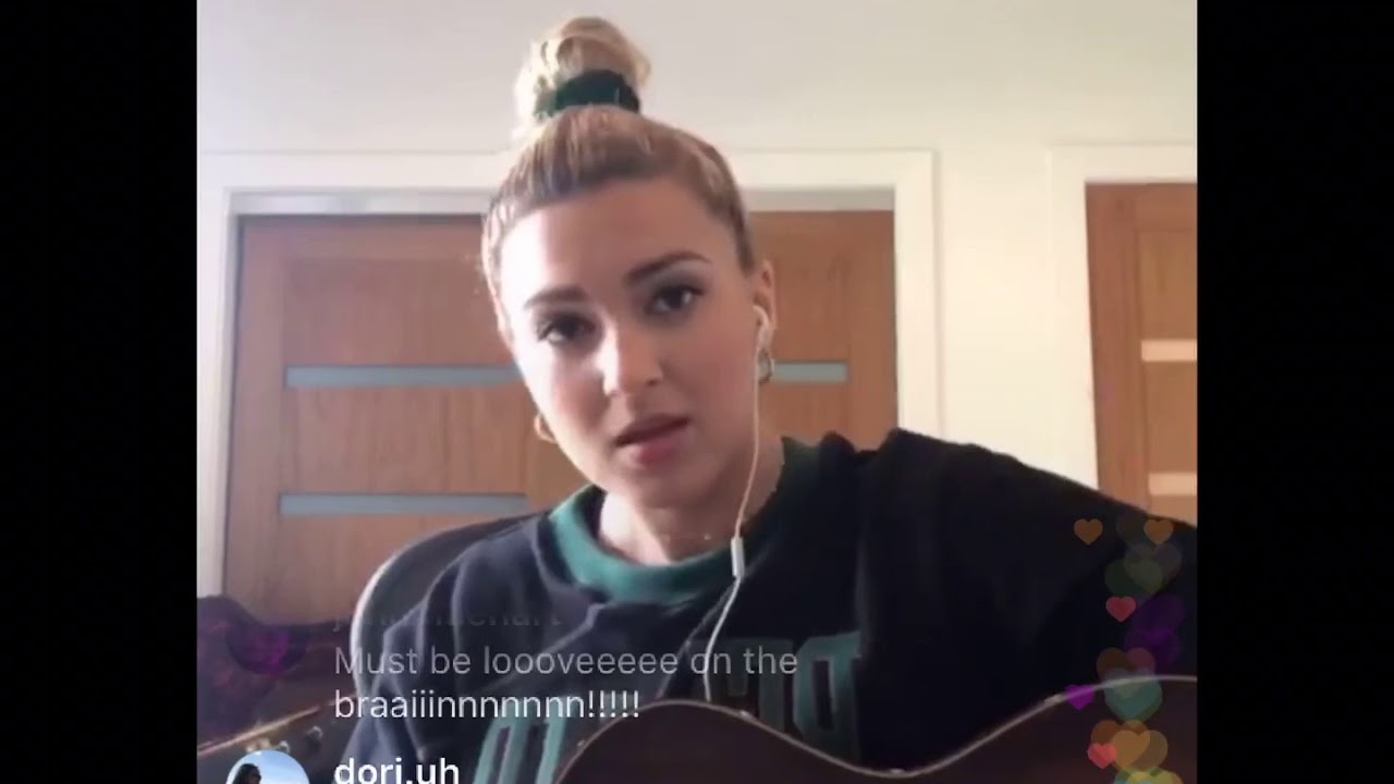 Tori Kelly love on the brain instagram live