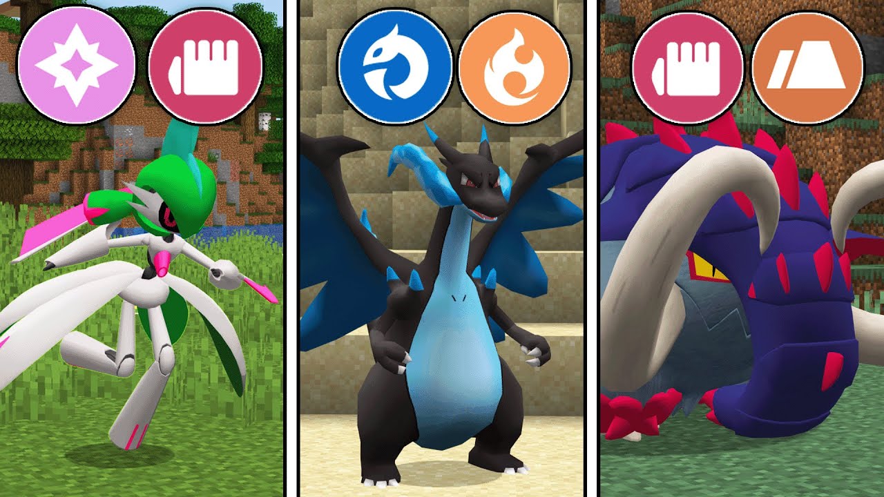 Combinações de Tipos Decidem Meus Pokémons no Minecraft Pixelmon
