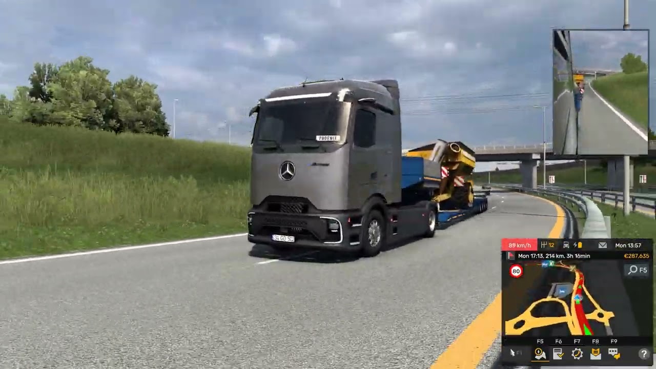 Trondheim - Dombås | Auger Wagon 7t | Mercedes Benz eActros MP6 | Euro Truck Simulator 2 | #843