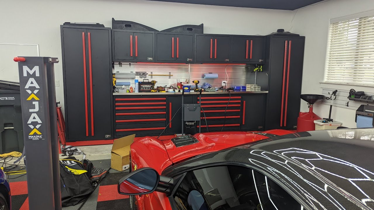 Installing Proslat Fusion Pro Cabinets in my Garage - Barrett Jackson Edition