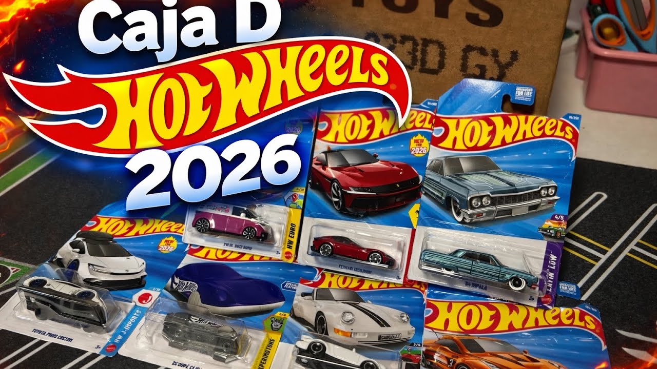 HOT WHEELS Caja D 2026 / Los Ferrari más buscados están aquí😱