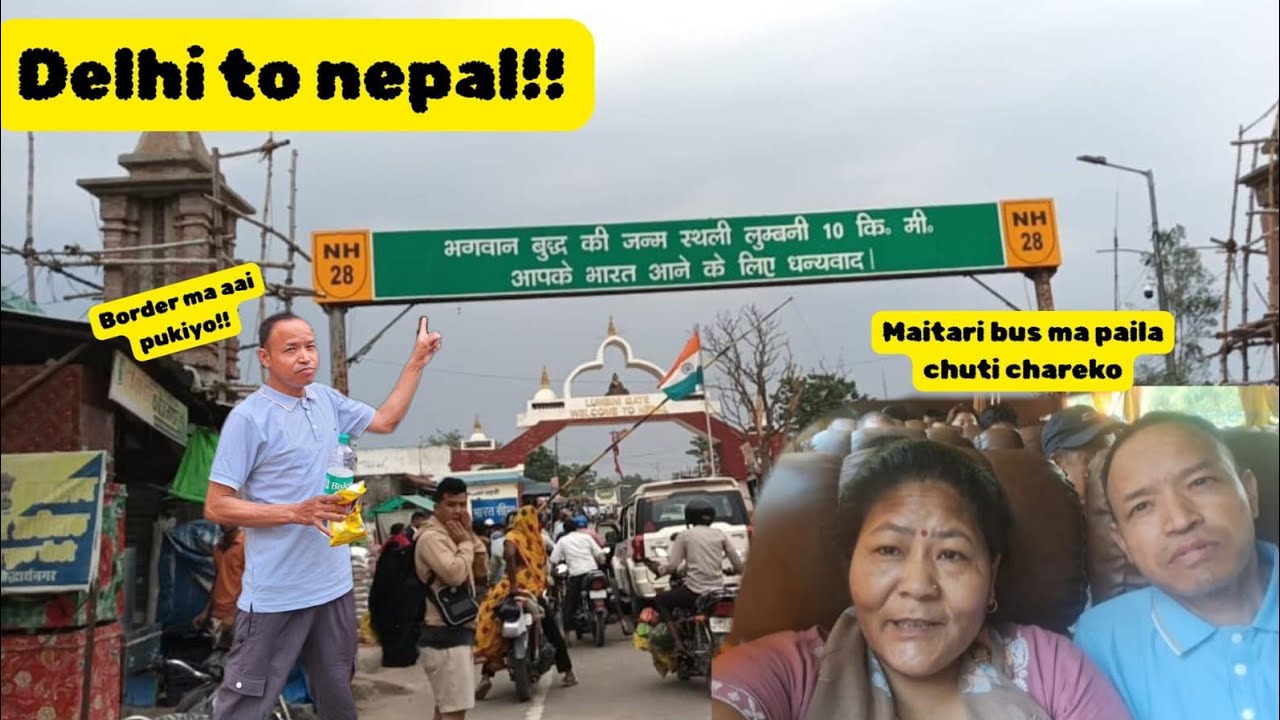 Delhi to Nepal by bus // Part 1 // Maitari bus yastopo raixa 💗