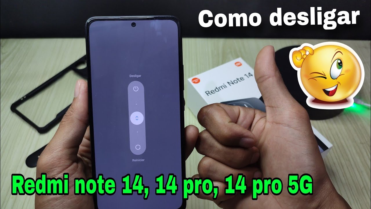 Como desligar os telefones Redmi Note 14, 14 Pro e 14 Pro 5G com um clique