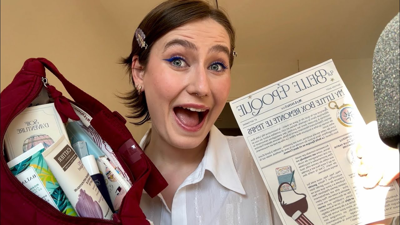 ASMR FR ♡ Unboxing My Little Box Août Septembre 🧭  La Belle Époque
