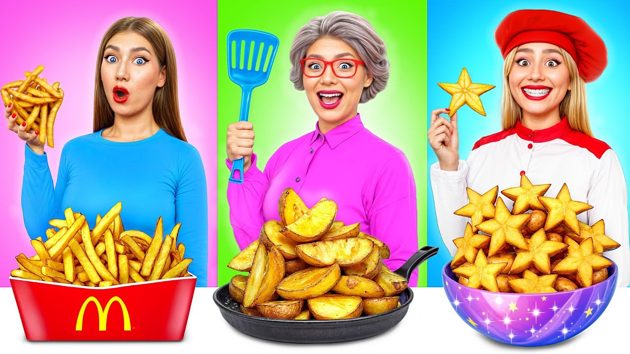 Кулинарный Челлендж: Я против Бабушки | Лайфхаки для Родителей от Mega DO Challenge