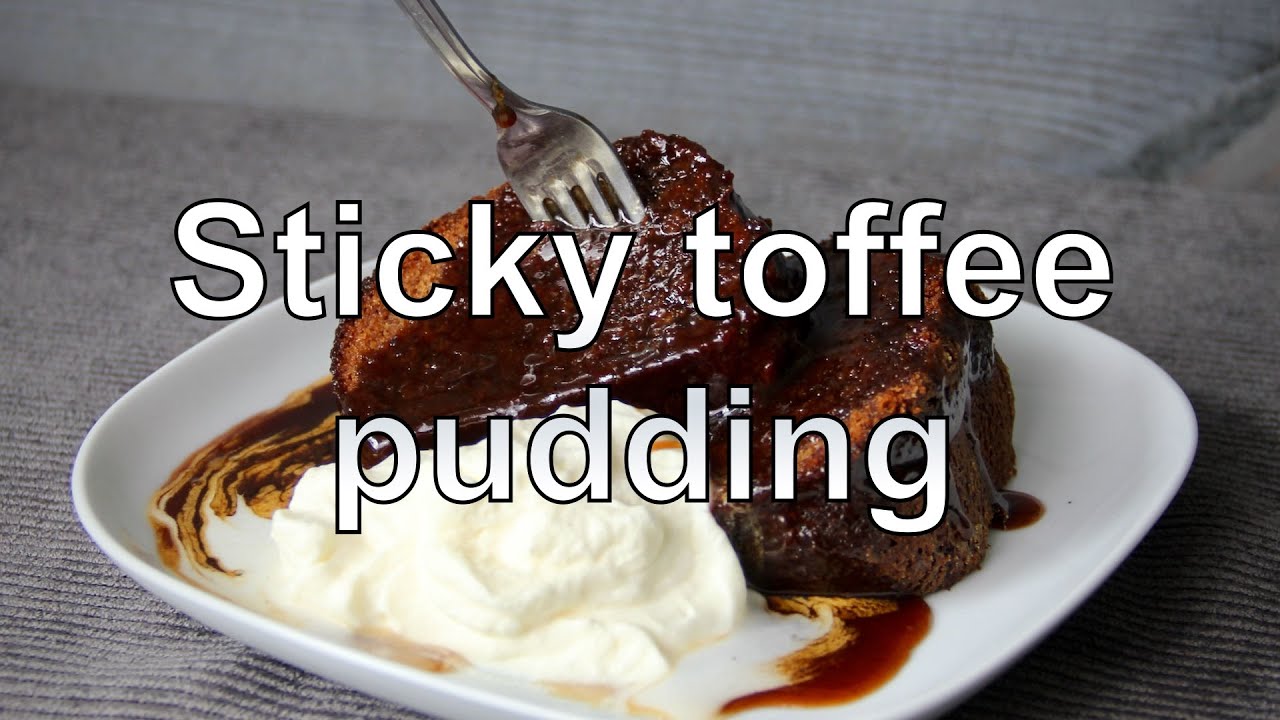 Sticky toffee pudding recept