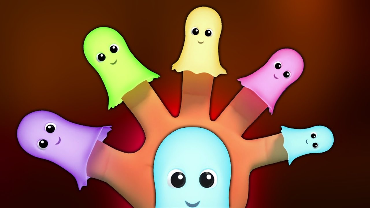 fantasma famiglia dito | filastrocca | bambini rima | Ghost Finger Family | Nursery Rhyme For Kids