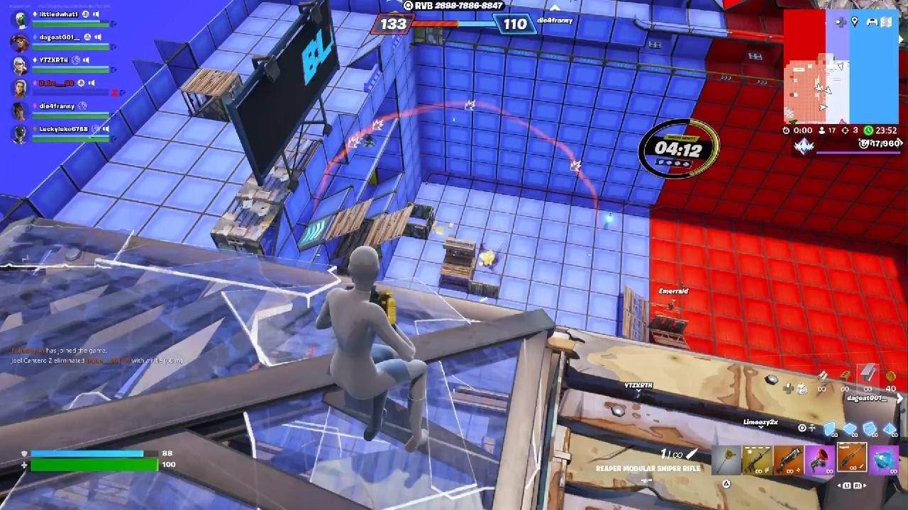Fortnite Red vs blue