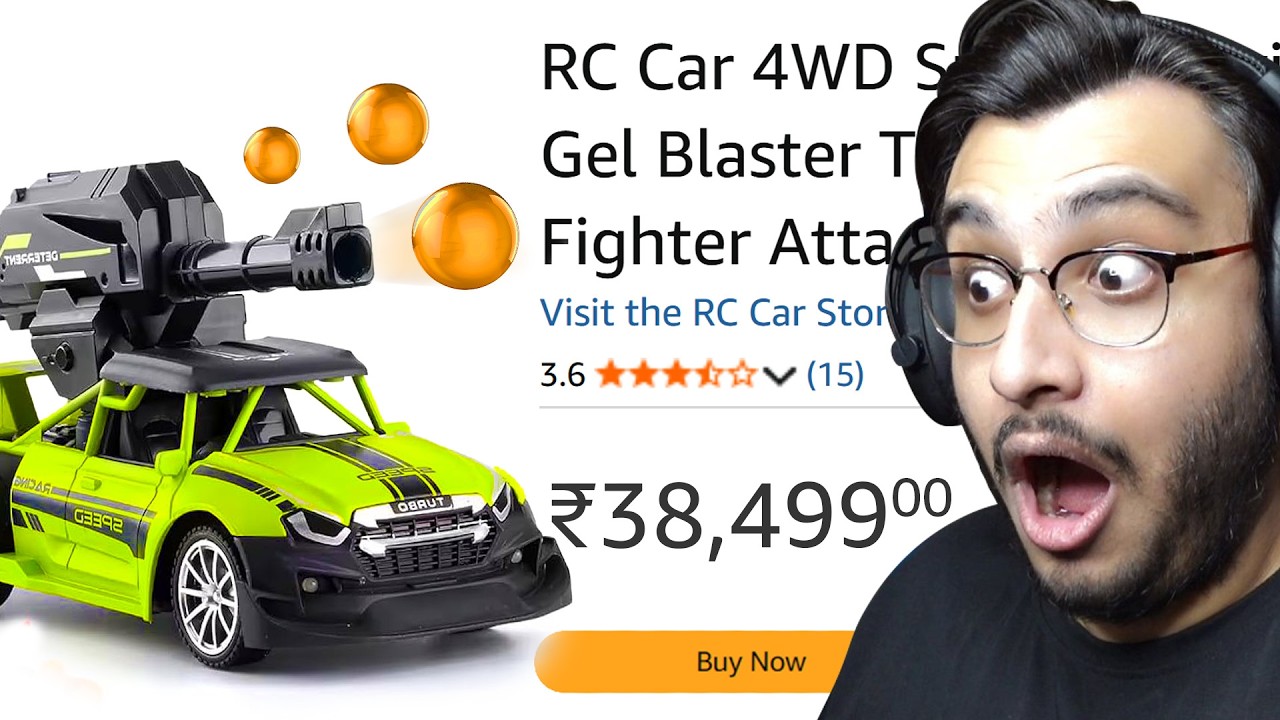 I BOUGHT EXPENSIVE RC CAR WITH GEL BLASTER MOD