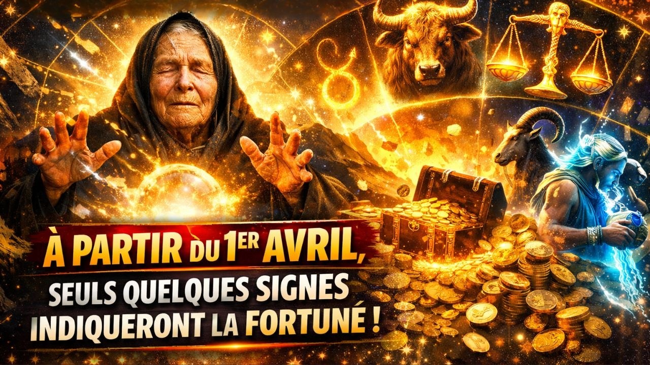 Baba Vanga a prédit : à partir du 1er avril, seuls quelques signes indiqueront la fortune !
